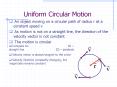 Uniform Circular Motion