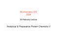 Biochemistry 412