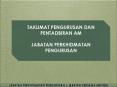 TAKLIMAT PENGURUSAN DAN PENTADBIRAN AM