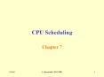 CPU Scheduling