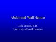 Abdominal Wall Hernias