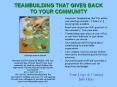TEAMBUILDING THAT GIVES BACK TO YOUR COMMUNITY