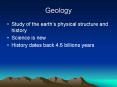 Geology