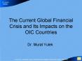 The Current Global Financial Crisis and Its Impacts on the OIC Countries