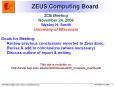 ZEUS Computing Board