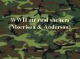 WWII air raid shelters Morrison