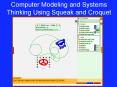 Computer Modeling and Systems Thinking Using Squeak and Croquet
