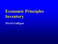 Economic Principles Inventory