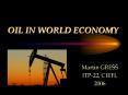 OIL IN WORLD ECONOMY