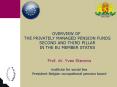 OVERVIEW OF THE PRIVATELY MANAGED PENSION FUNDS SECOND AND THIRD PILLAR IN THE EU MEMBER STATES