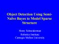 Object Detection Using SemiNave Bayes to Model Sparse Structure