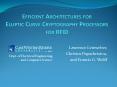 Efficient Architectures for Elliptic Curve Cryptography Processors for RFID