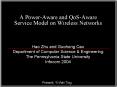 A PowerAware and QoSAware Service Model on Wireless Networks