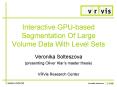Interactive GPUbased Segmentation Of Large Volume Data With Level Sets