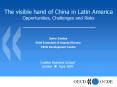The visible hand of China in Latin America Opportunities, Challenges and Risks