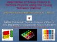 Application of Group Theory in Particle Physics using the Young Tableaux Method 2006 PASSHEMA CONFER
