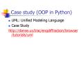 Case study OOP in Python
