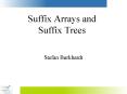 Suffix Arrays and Suffix Trees