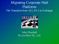 Migrating Corporate Mail Platforms The Transition from ALLIN1 to Exchange