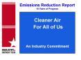 Cleaner Air For All of Us An Industry Commitment