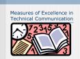 Measures of Excellence in Technical Communication