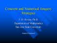 Concrete and Numerical Imagery Strategies