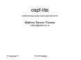 ospflite draftthomashunterreedospflite00'txt Matthew Ramon Thomas mrthomessex'ac'uk