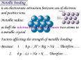 Metallic bonding