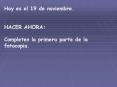 Hoy es el 19 de noviembre'