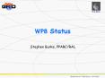 WP8 Status