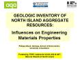 GEOLOGIC INVENTORY OF NORTH ISLAND AGGREGATE RESOURCES: