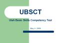 UBSCT Utah Basic Skills Competency Test