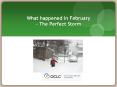 What happened in February The Perfect Storm