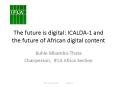The future is digital: ICALDA1 and the future of African digital content