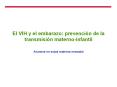 El VIH y el embarazo: prevencin de la transmisin maternoinfantil