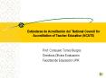 Estndares de Acreditacin del National Council for Accreditation of Teacher Education NCATE