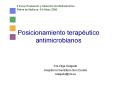 Posicionamiento teraputico antimicrobianos