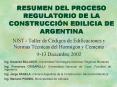 RESUMEN DEL PROCESO REGULATORIO DE LA CONSTRUCCIN EDILICIA DE ARGENTINA