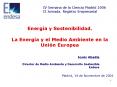 Energa y Sostenibilidad' La Energa y el Medio Ambiente en la Unin Europea