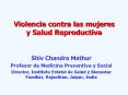 Violencia contra las mujeres y Salud Reproductiva