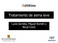 Tratamiento de asma leve