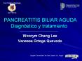 PANCREATITIS BILIAR AGUDA Diagnstico y tratamiento