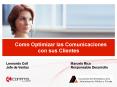 Como Optimizar las Comunicaciones con sus Clientes
