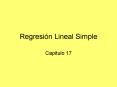Regresin Lineal Simple