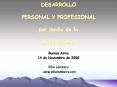 DESARROLLO PERSONAL Y PROFESIONAL por medio de la SUPERVISIN