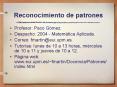 Reconocimiento de patrones