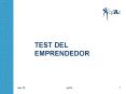 TEST DEL EMPRENDEDOR
