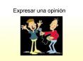 Expresar una opinin