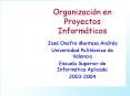 Organizacin en Proyectos Informticos