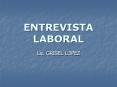 ENTREVISTA LABORAL
